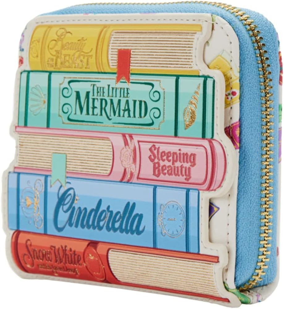 Loungefly Licensed Disney Princess Books Classics AOP Zip-Around Wallet (RS471816) | Amazon (CA)