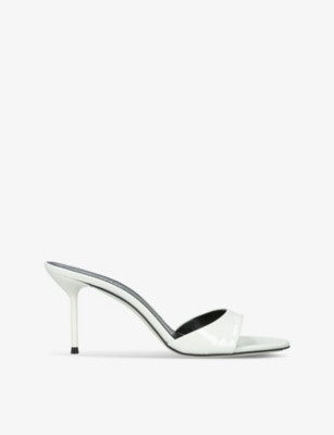 Lidia mule 70 leather heeled sandals | Selfridges