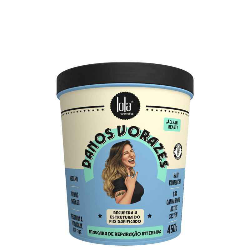 Lola Cosmetics Danos Vorazes
        
            
                 - Máscara de Reparação 450... | Beleza Na Web (BR)