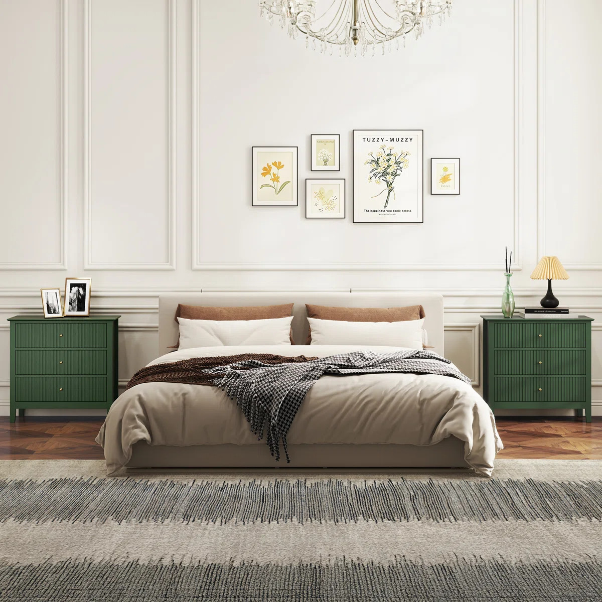 3 Drawer Dresser Set （set Of 2) | Wayfair North America