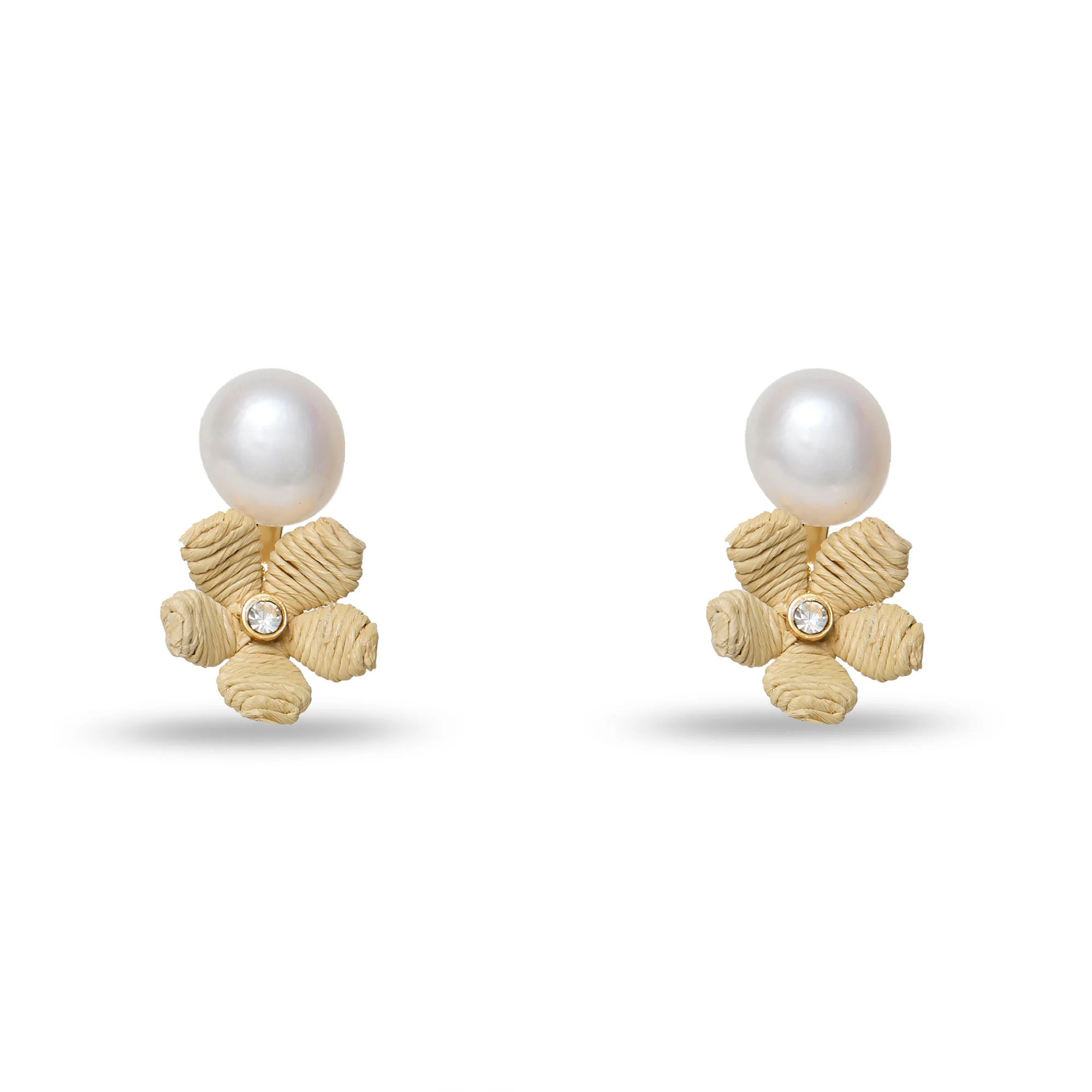 NATURAL FLORAL DOUBLE DROP EARRINGS | LELE SADOUGHI