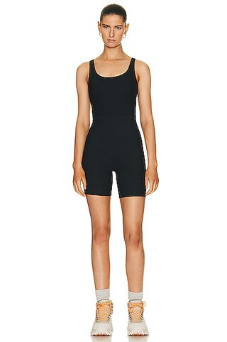 THE UPSIDE Peached Liza Onesie in Black | FWRD | FWRD 