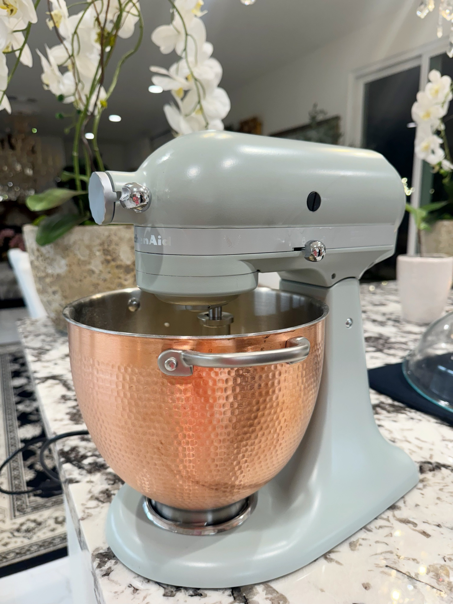 My Blossom KitchenAid mixer with copper bowl. I’m obsessed! I really liked the new Evergreen color with accompanying wood bowl that’s being seen all over social media, but the wood bowl was really impractical for a mixing bowl because it is delicate and requires so much care. That being said, I decided to get this beauty instead, and I love her! Best kitchen purchase I’ve made in a long time. 

#LTKFallSale #LTKSeasonal #LTKHome