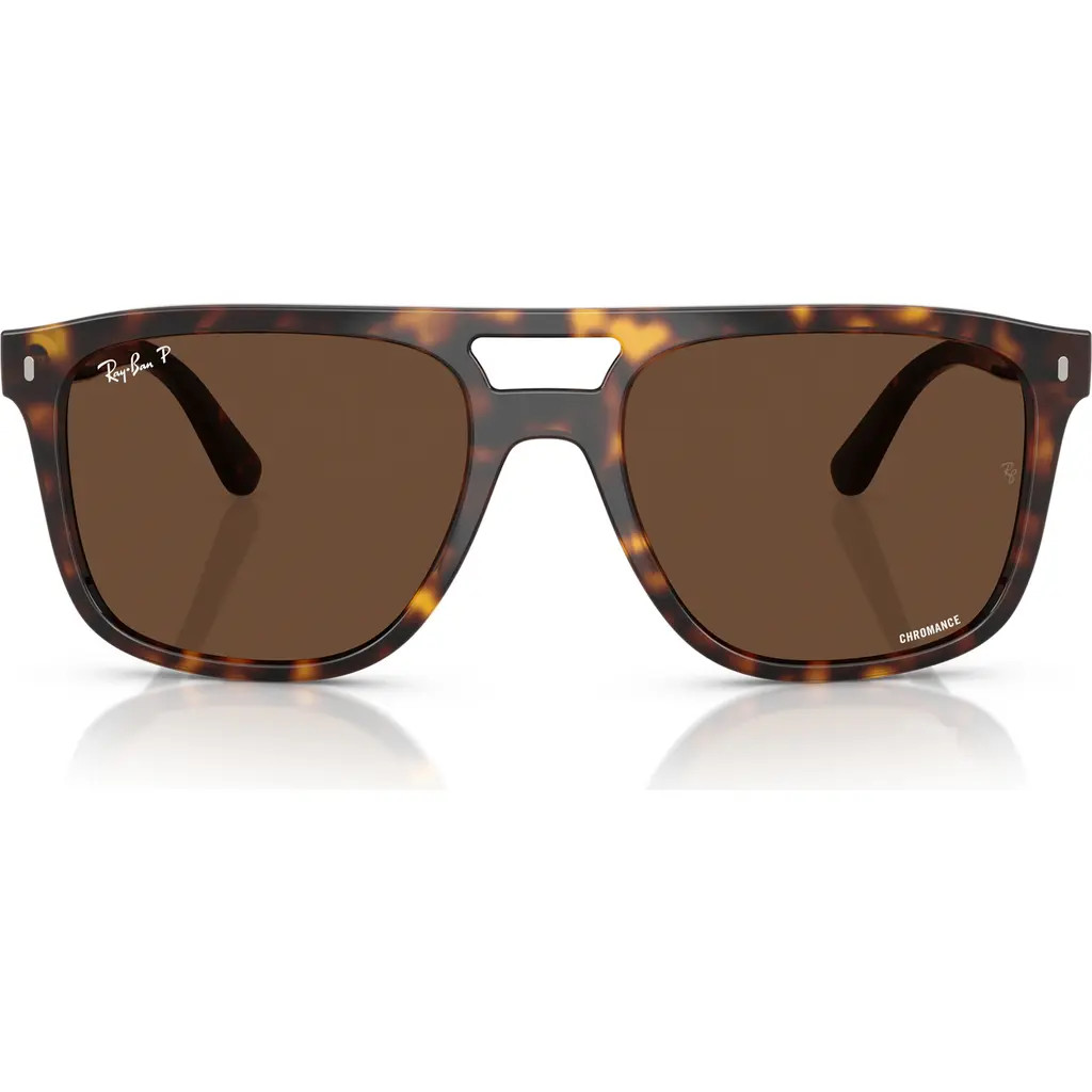 Ray-Ban 58mm Polarized Square Sunglasses in Havana at Nordstrom | Nordstrom
