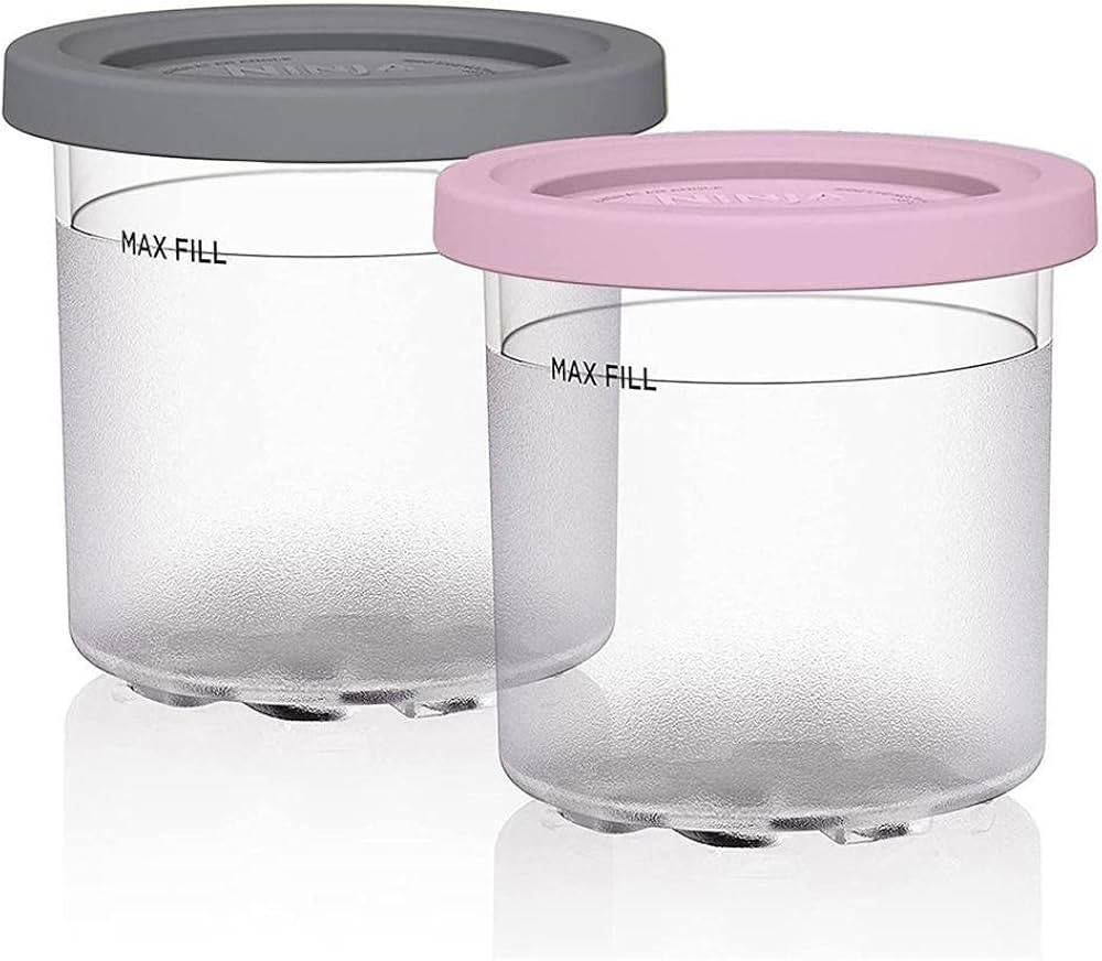 Ice Cream Pint Container, Alternative to Ninja Creami Pints and Lids, Compatible with NC300, NC30... | Amazon (US)