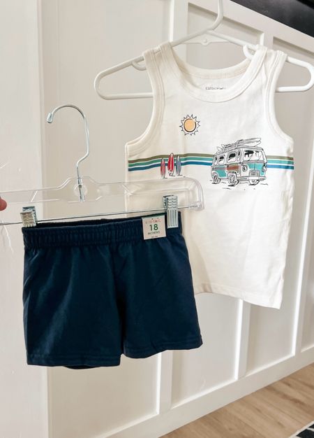 Walmart toddler boy summer outfit $2.98 tanks shorts mix and match 

#LTKKids