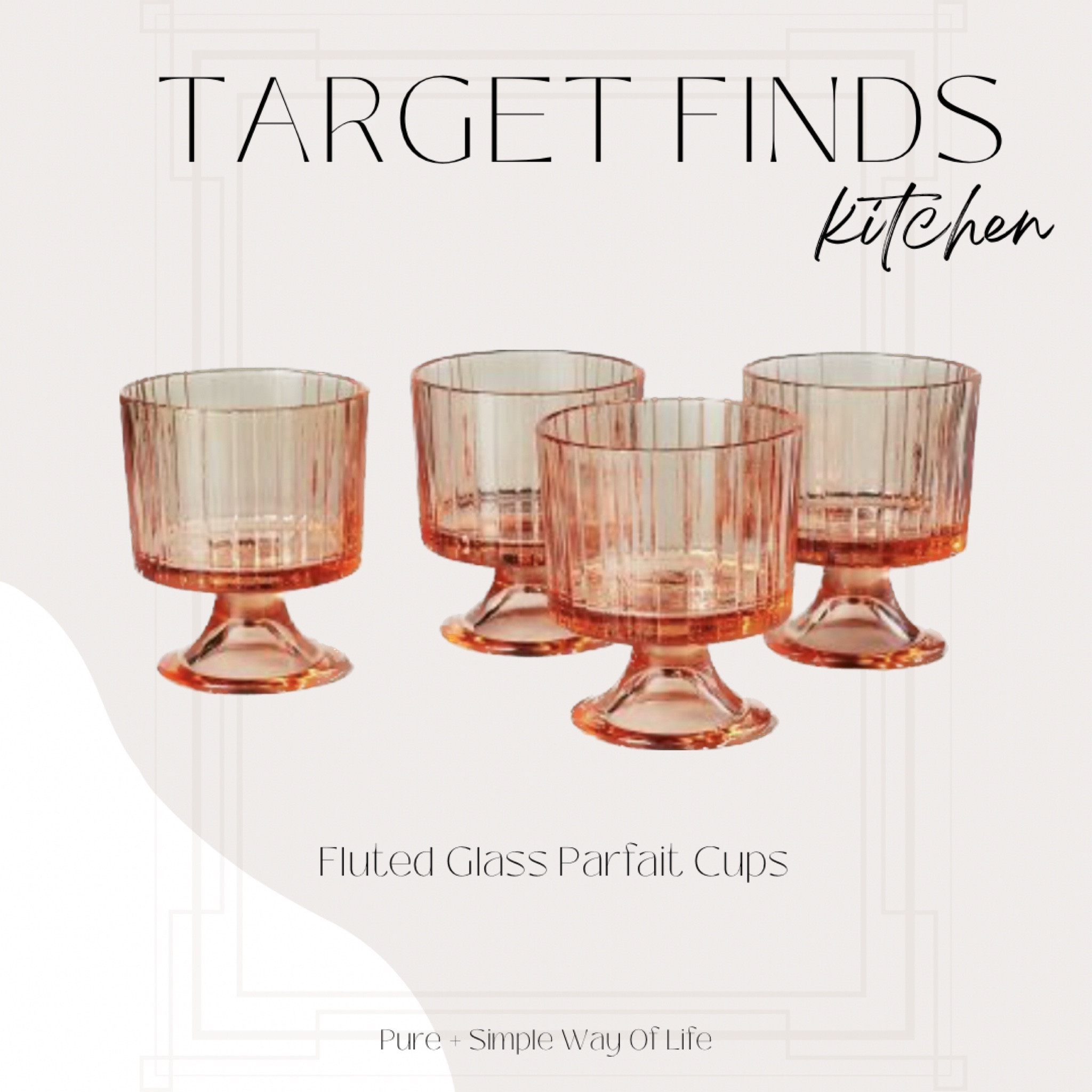 Target glass clearance cups