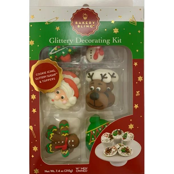 Bakery Bling Designer Decorating Kit, Christmas Box - Walmart.com | Walmart (US)