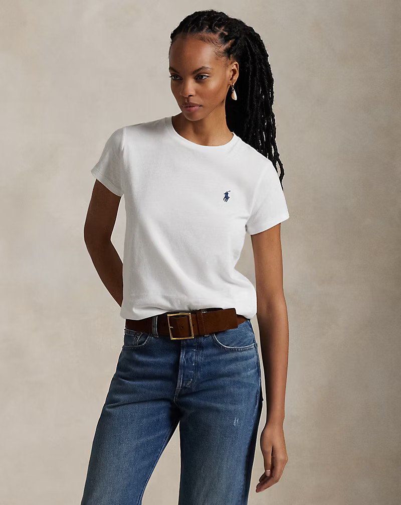 Katoenen jersey T-shirt met ronde hals | Ralph Lauren (BE & NL)