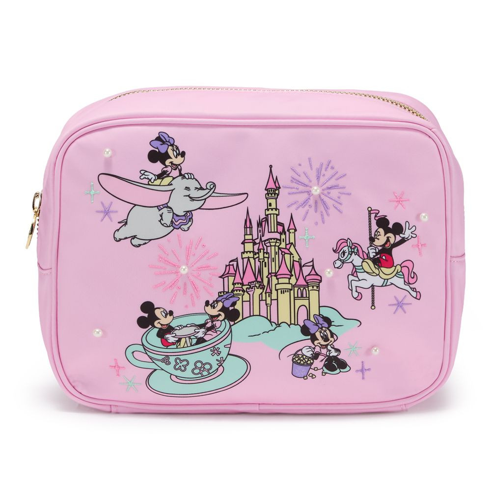 Mickey and Minnie Mouse in the Parks Large Pouchette by Stoney Clover Lane \u2013 Exclusive | Disney Store