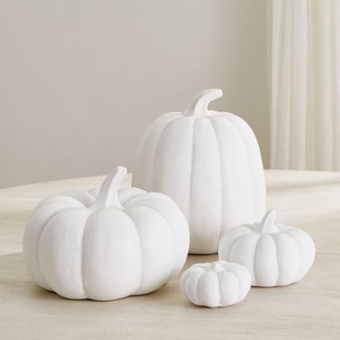 Bisque Pumpkin Harvest Decor | Ballard Designs, Inc.