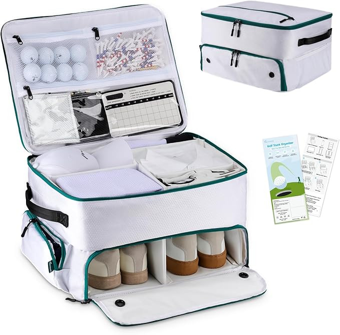 Golf Trunk Organizer, Golf Accessories for Men/Women to Storage Stuff and Gear, Cool Gifts for Go... | Amazon (US)