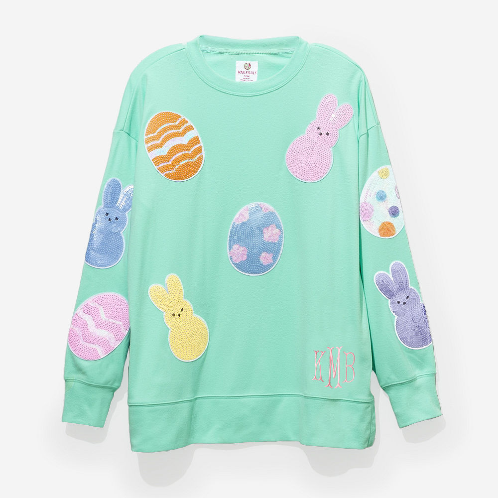 Monogrammed Easter Sweatshirt | Marleylilly