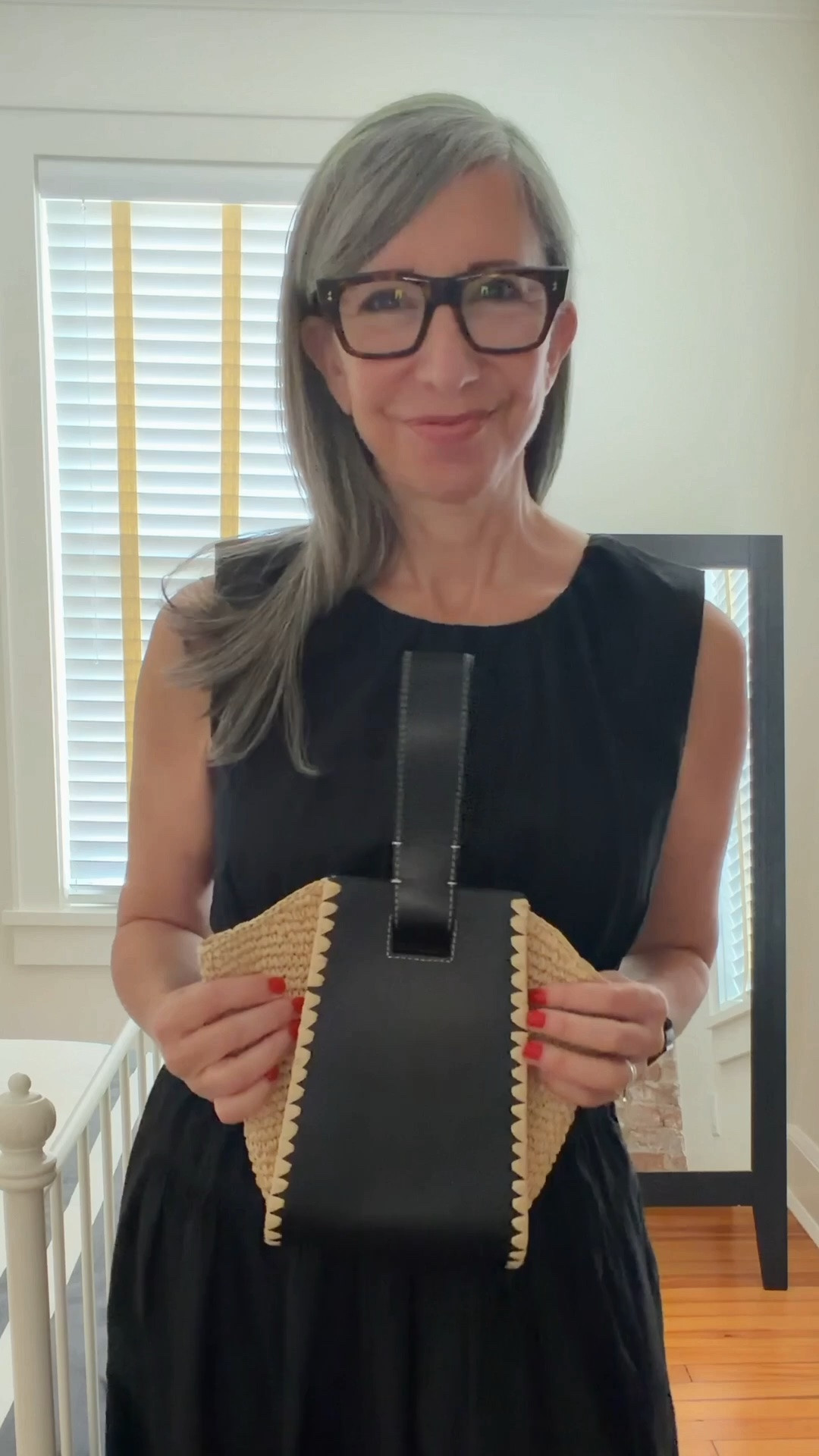 JCrew black cotton midi dress, JCrew straw and leather bag, Old Navy paracord sandals - all black summer outfit. All black, head to toe — the texture comes entirely from the bag, since I don't wear jewelry and the dress alone can't carry it. Straw and leather together. The paracord sandals (a great Miu Miu dupe) finally get their real moment here too. Dress is sold out, similar styles linked. Bag and sandals linked! @jcrew

#LTKootd #LTKgrwm #LTKOver40