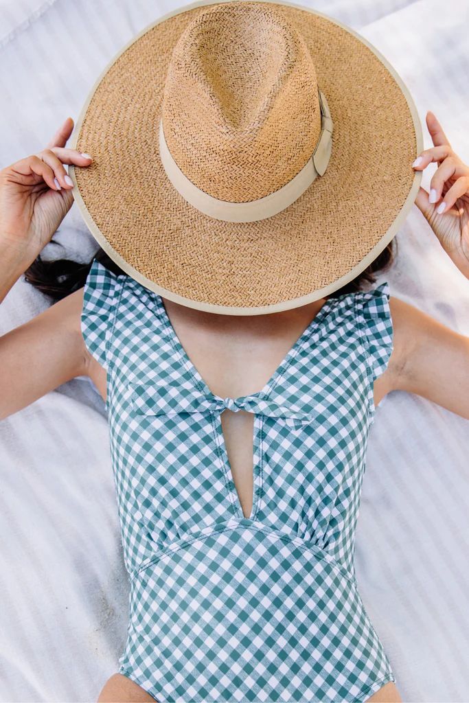 Olive & Pique: Join Us Toffee Brown Straw Hat | The Mint Julep Boutique
