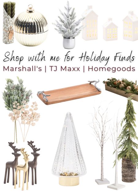 Affordable Christmas decor! Affordable holiday decor! Faux Christmas trees, reindeer, ornament candle, candle sticks, holiday candles, faux foliage, holiday faux foliage, light up trees, light up Christmas trees, Marshalls Christmas, tj Maxx Christmas, Homegoods Christmas, Marshalls holiday, TJ Maxx holiday, Homegoods holiday  

#LTKSeasonal #LTKHoliday #LTKhome
