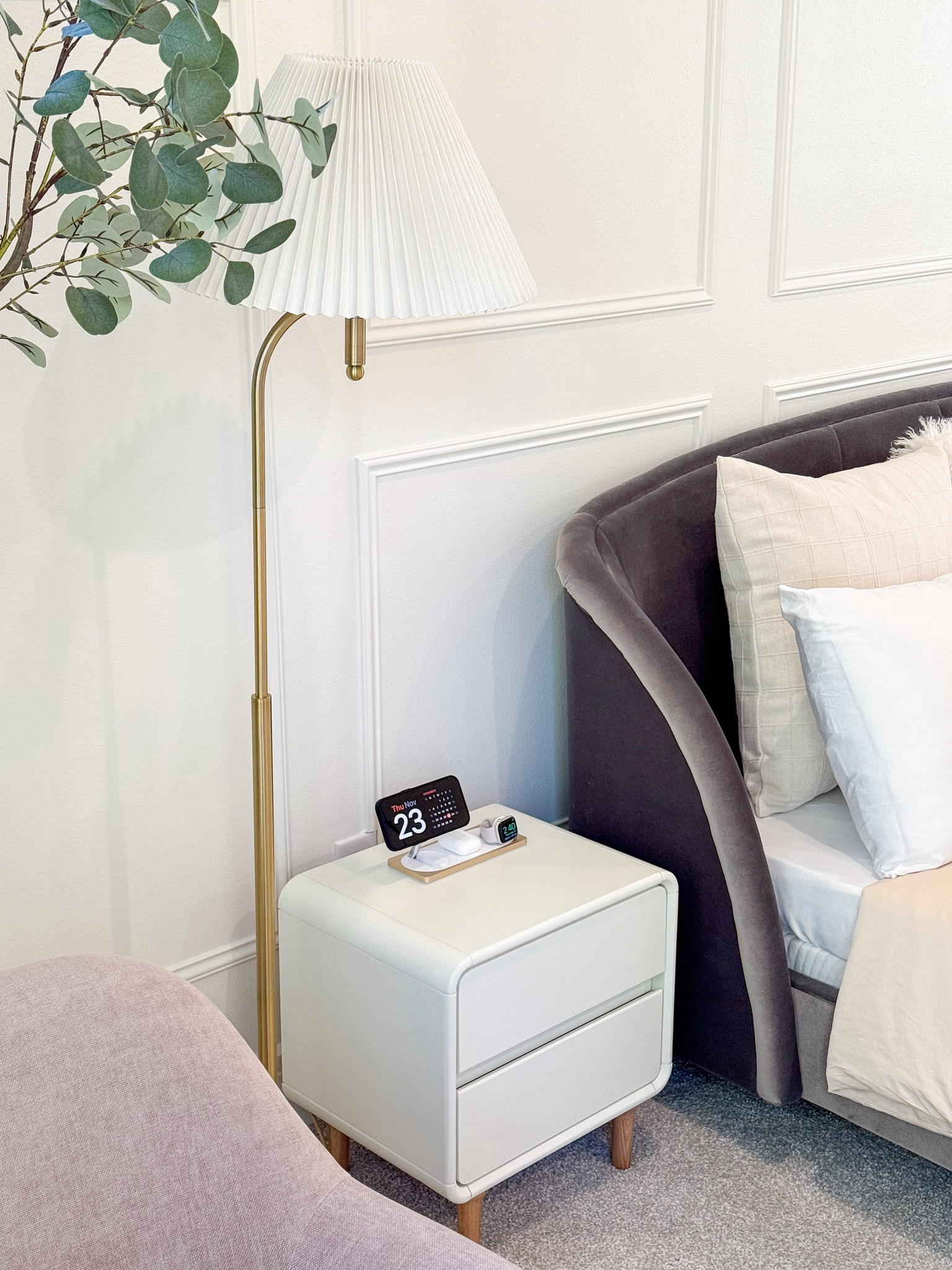 MagSafe Charging Station matches perfectly with my bedroom decor 

#LTKhome #LTKCyberWeek