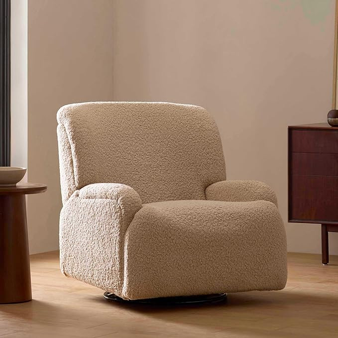 Namesake Winslow Recliner and Swivel Glider in Chai Shearling, GREENGUARD Gold and CertiPUR-US® ... | Amazon (US)