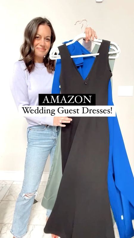 Amazon wedding guest dresses - all run true to size, I’m wearing a small in all 3! 

Cocktail dress, wedding guest, long dress, black tie dress, formal dress 



#LTKFind #LTKwedding #LTKunder100