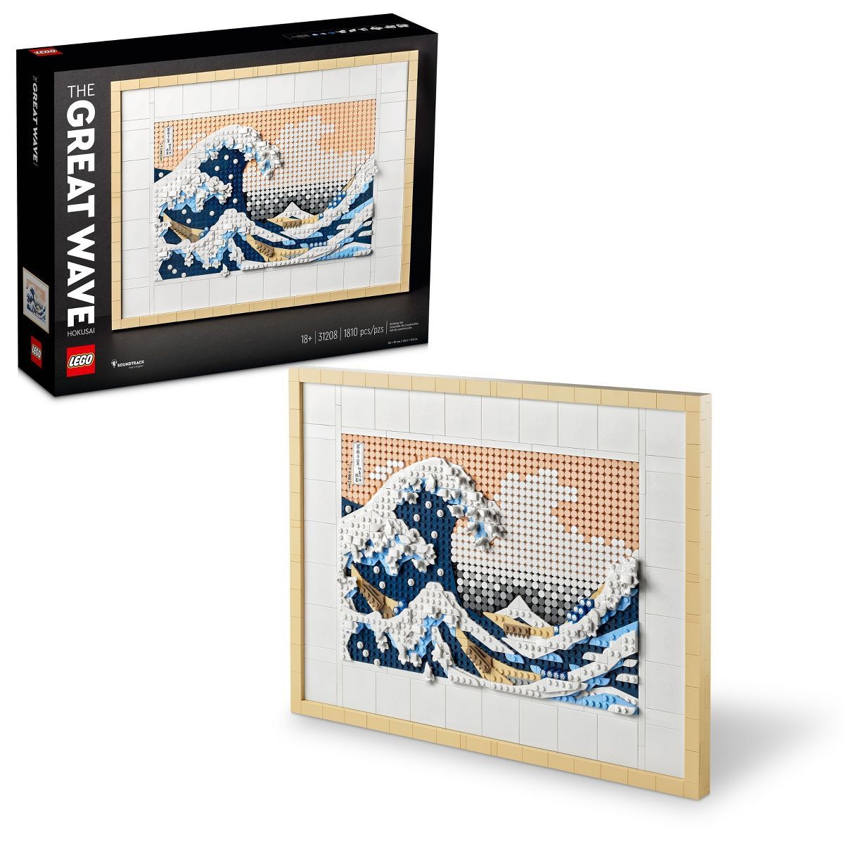LEGO ART Hokusai – The Great Wave Wall Art Adults Set 31208 | Target