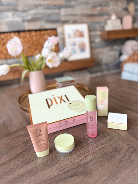 Pixi spring skincare finds at ulta and target makeup setting spray snd flawless beauty primer 