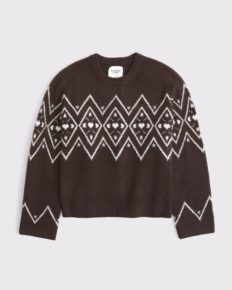 Women's The A&F Madeline Crew Sweater | Women's Tops | Abercrombie.com | Abercrombie & Fitch (US)