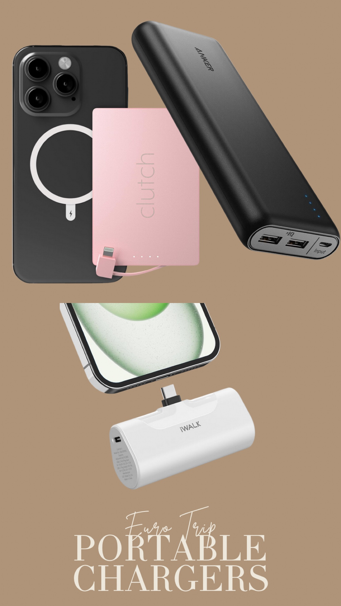 Europe Trip Packing Essentials: Portable Chargers

The Anker charger is large but the battery last the longest!  

Amazon | Portable Chargers| International Packing 

#LTKTravel #LTKFindsUnder50