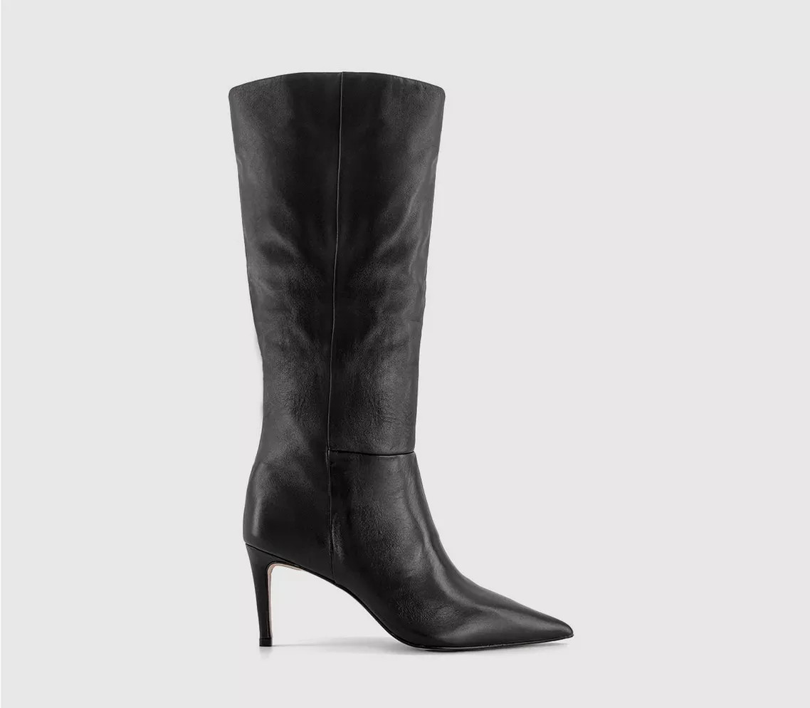 Kreed Point Toe Knee High Boot | Office Shoes (UK)