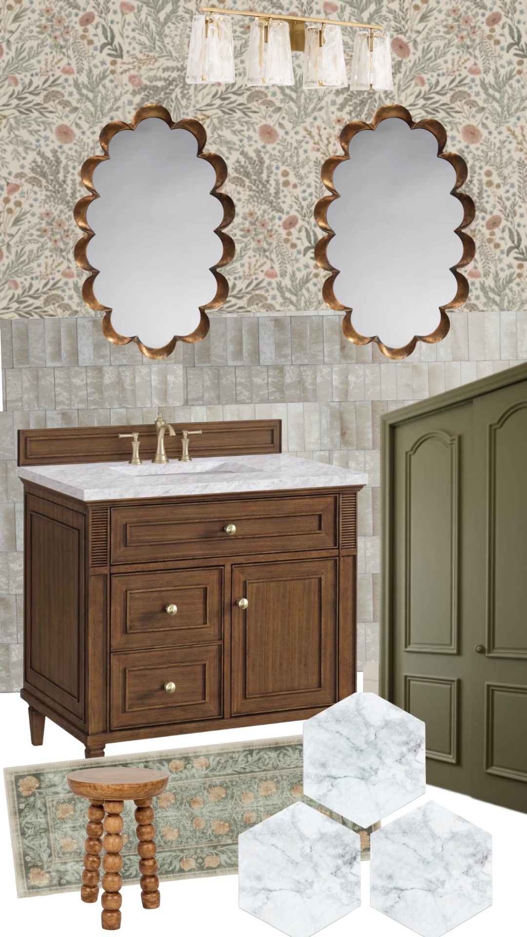 Master bathroom mood board that inspired my next DIY project!

#LTKHome