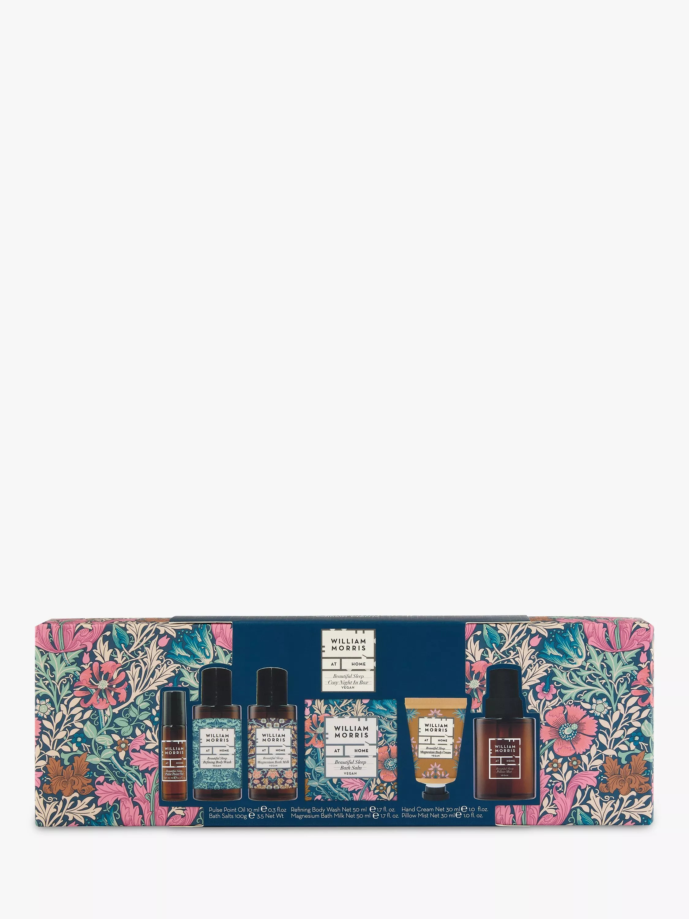 William Morris At Home Beautiful Sleep Cosy Night in Box Gift Set | John Lewis (UK)