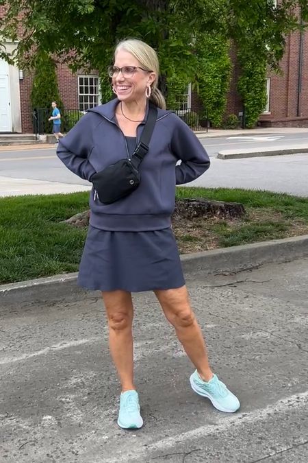Race day! What do you wear to watch a marathon? SPANX 
use code LISAXSPANX on both. Wearing medium dress…it’s big in me 
Wearing small sweatshirt 

#LTKstyletip #LTKover40 #LTKfitness