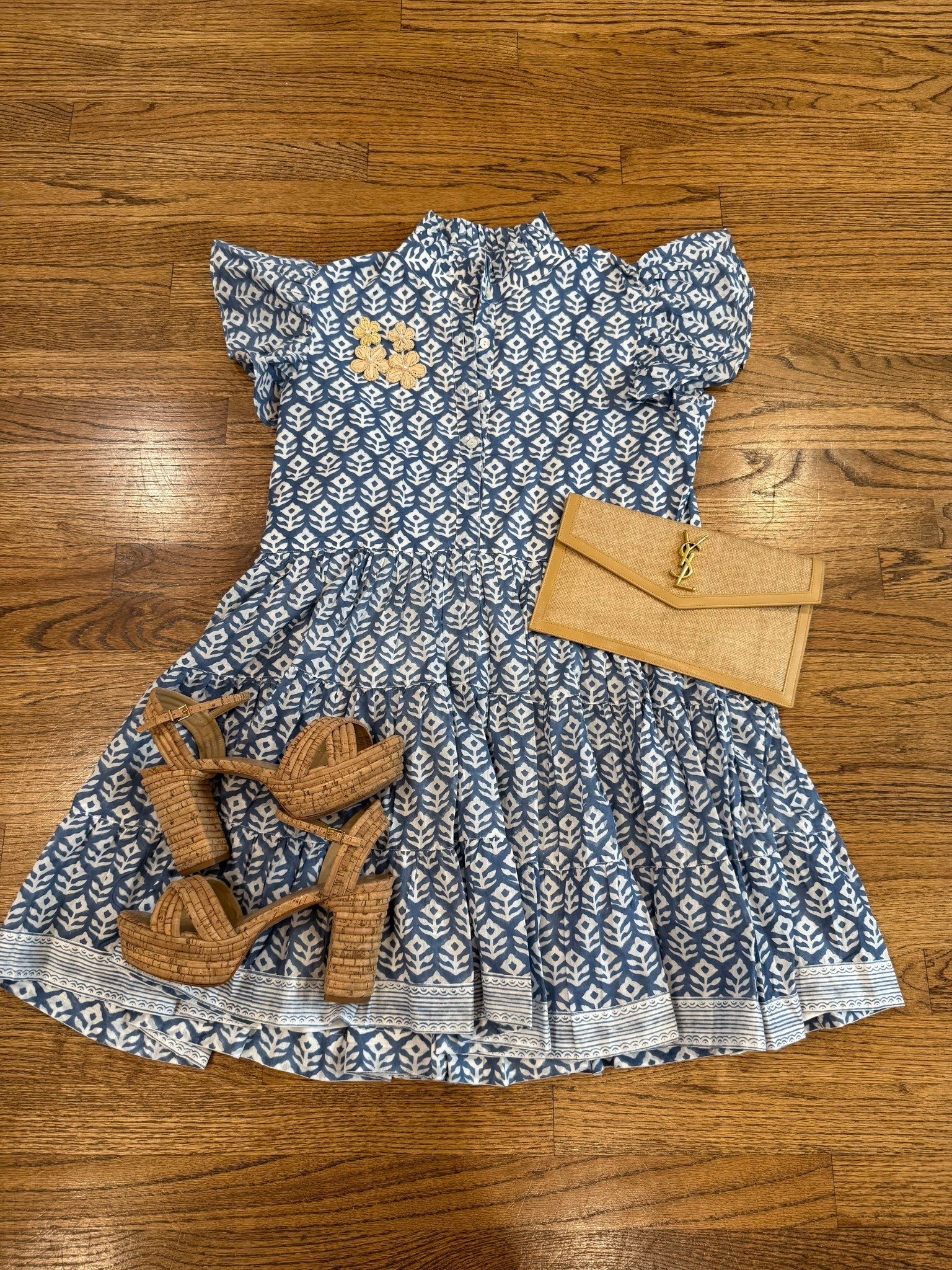 Cute blue and white dress true to size - shoes are old but linked similar 

#LTKFindsUnder50 #LTKFindsUnder100