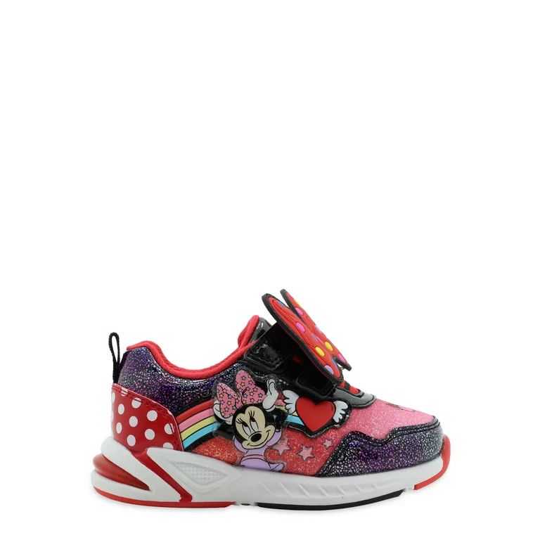 Minnie Mouse Toddler Girls Light-up Athletic Sneaker, Sizes 7-12 - Walmart.com | Walmart (US)