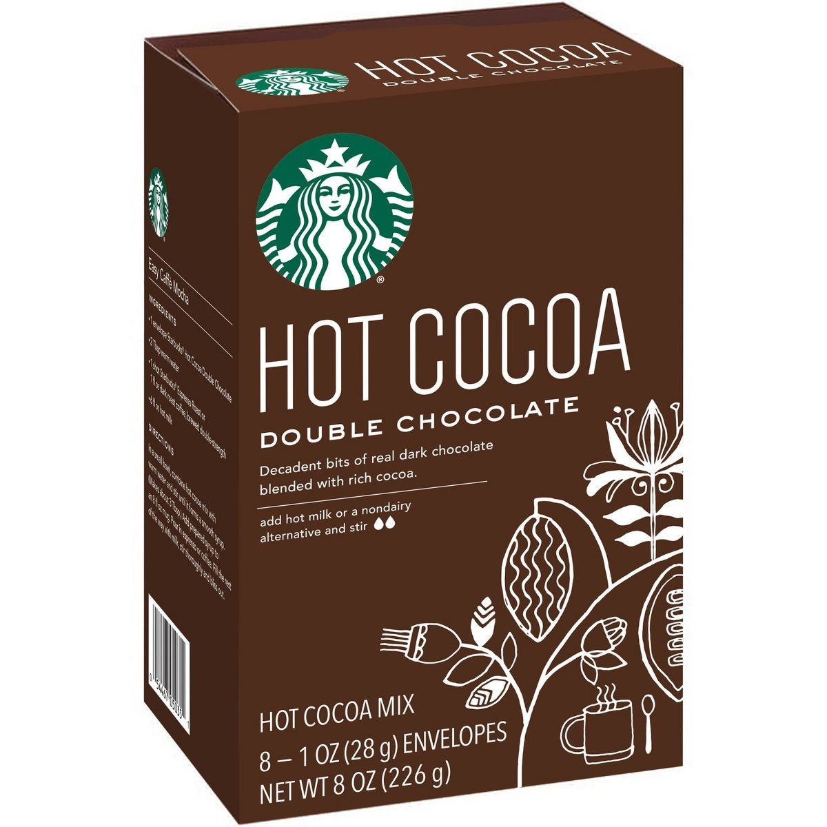 Starbucks Double Chocolate Hot Cocoa Mix - 8ct | Target