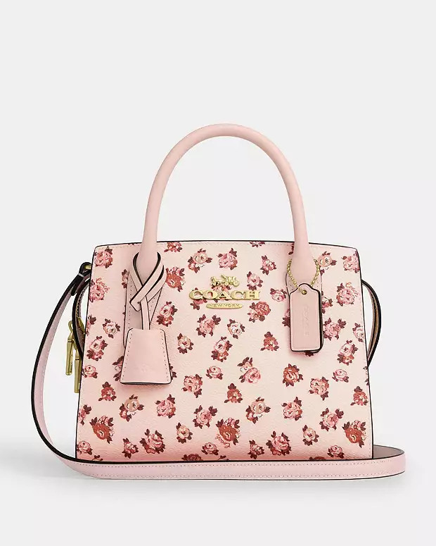 Andrea Carryall Bag With Rose Print | Coach Outlet US