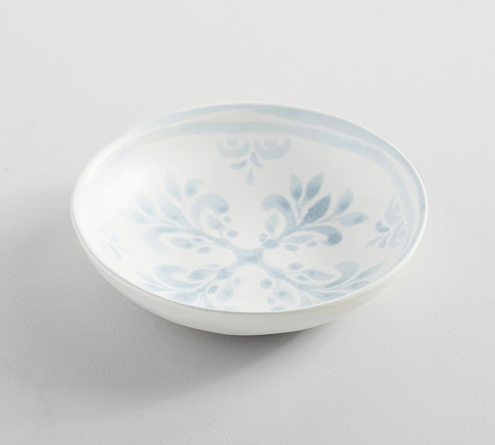 Chambray Tile Stoneware Soup Bowls - Set of 4 | Pottery Barn (US)