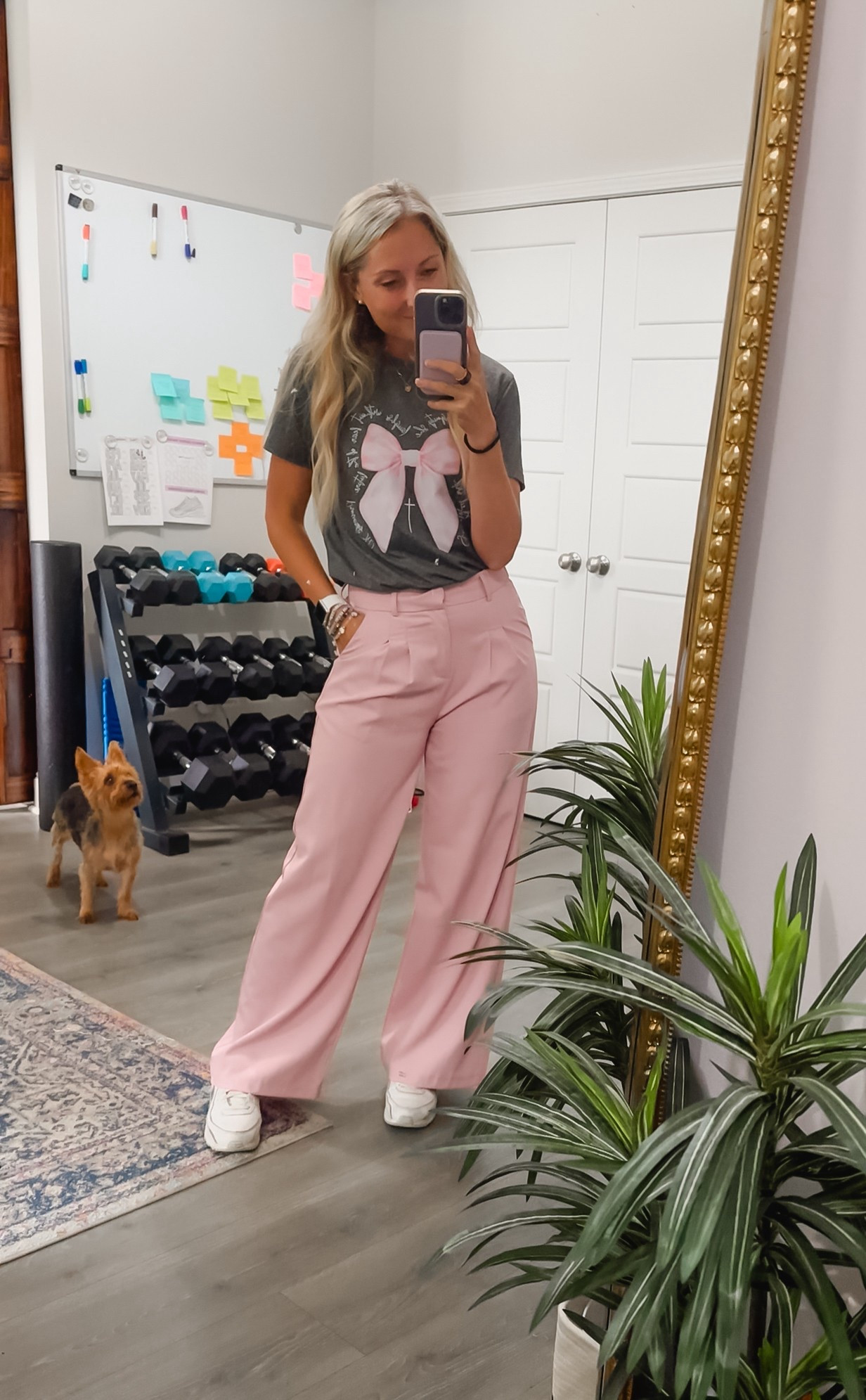 Comfy teacher fit with Christian bow tee! 

#LTKWorkwear #LTKStyleTip #LTKFindsUnder50