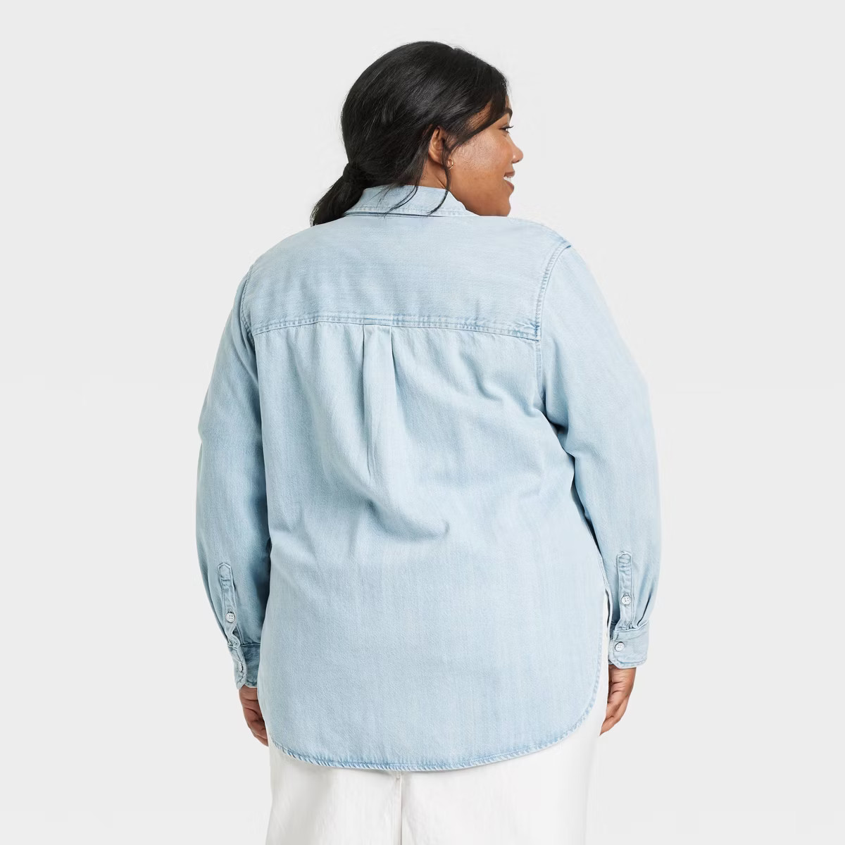 Women's Relaxed Fit Denim Button-Down Shirt - Universal Thread™ | Target