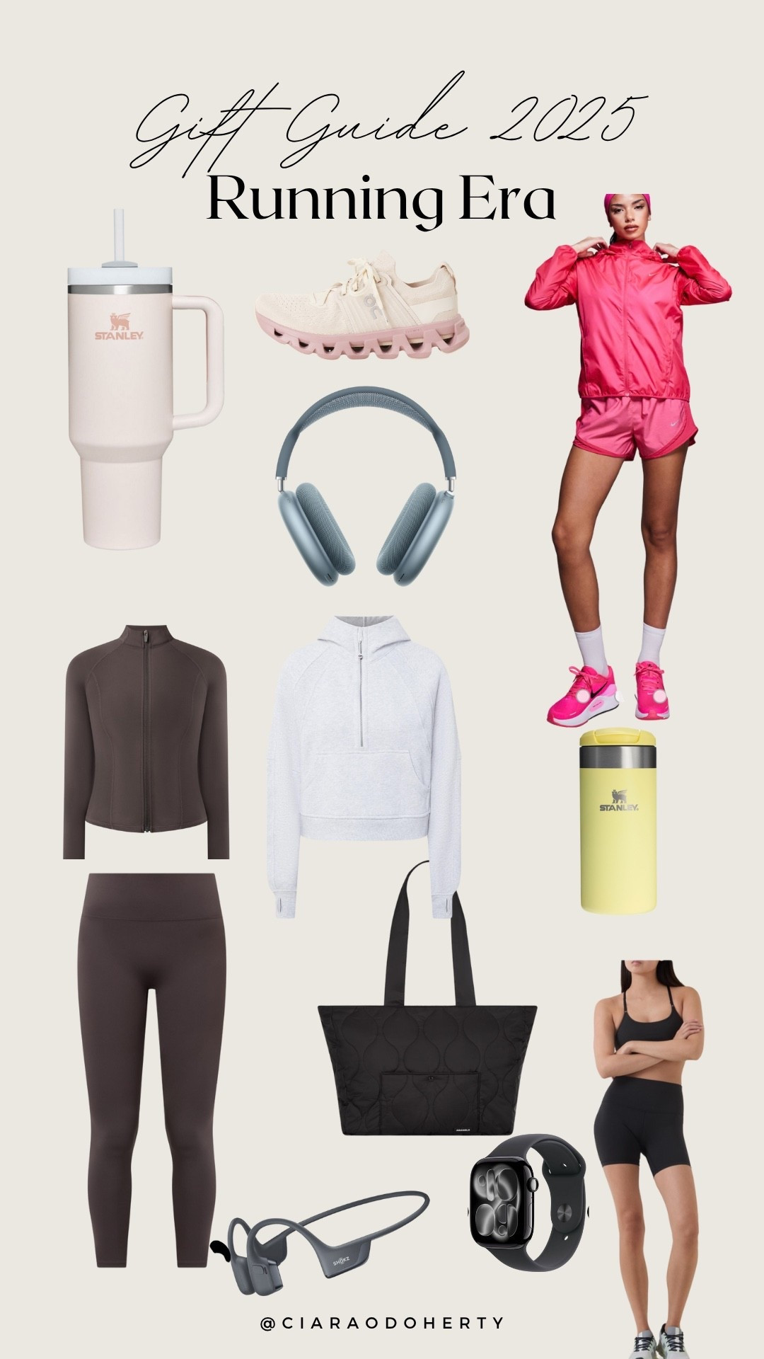 Gift guide 2025: Running Era. Lulu lemon, Stanley, Nike, on cloud, adanola, shokz, apple 

#LTKeurope #LTKireland #LTKfestive
