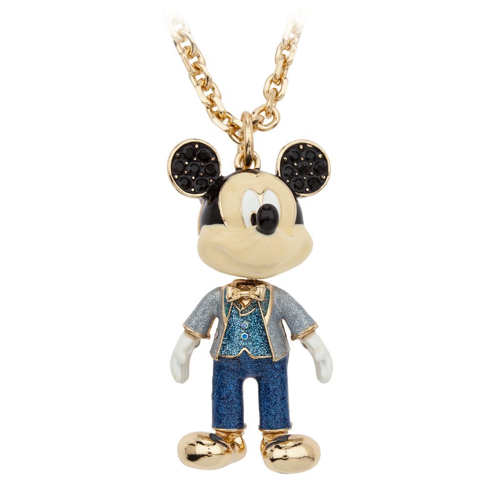 Mickey Mouse Walt Disney World 50th Anniversary Pendant Necklace by Betsey Johnson | Disney Store