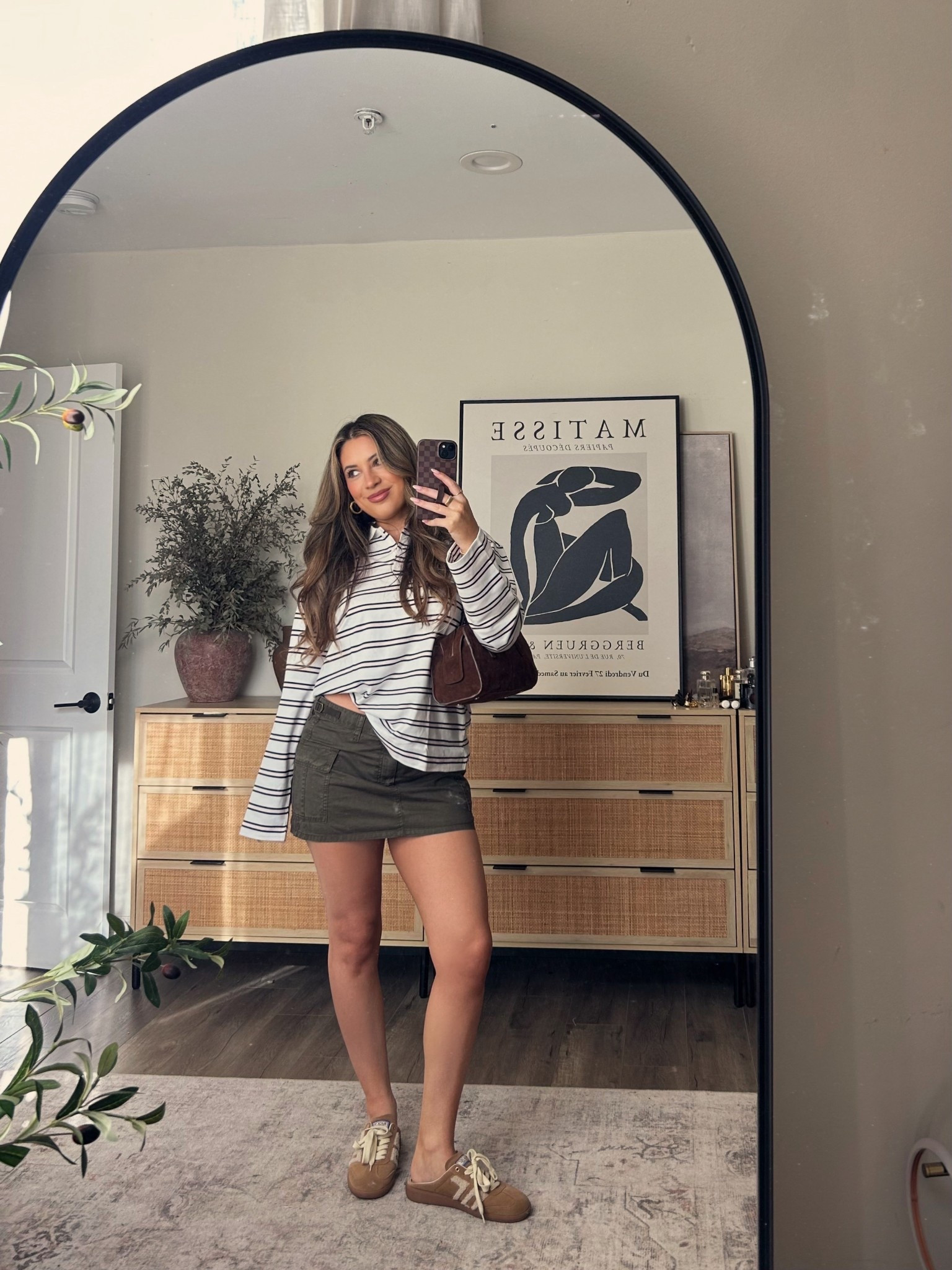 Aritzia cargo skirt outfit 

#LTKootd