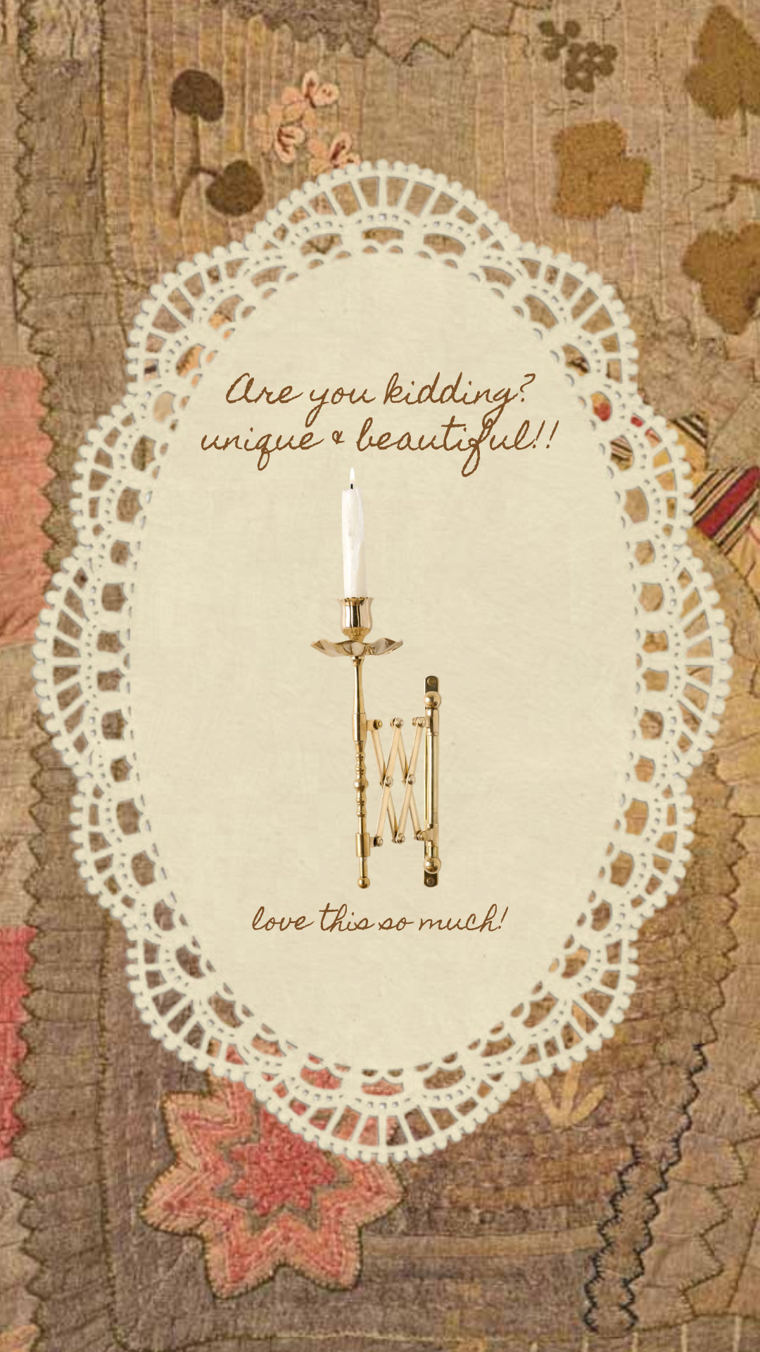 Loooove this accordion candle wall sconce!   

 #LTKHome