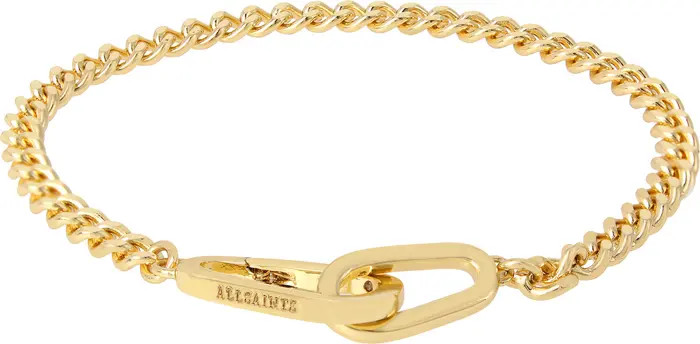 AllSaints Double Carabiner Anklet | Nordstrom | Nordstrom