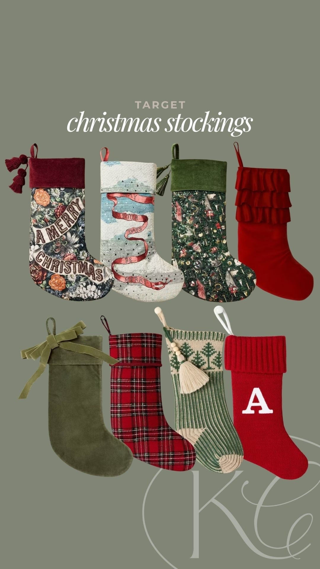 Target stockings I'm loving! These are so pretty and would mix and match perfectly . 

#LTKSeasonal #LTKHoliday #LTKStyleTip