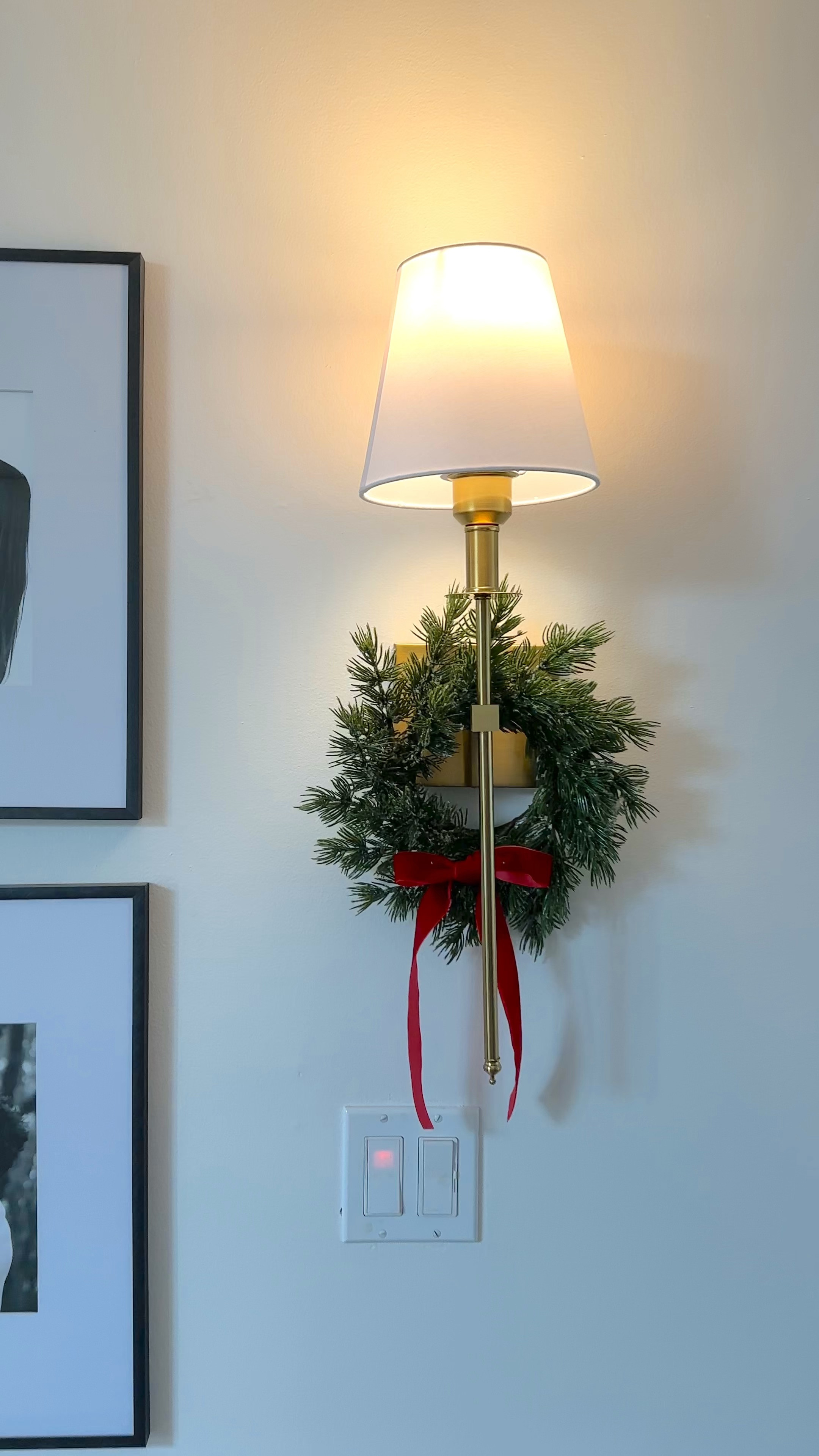 These remote-controlled sconces from Amazon are the *perfect* addition to my galley wall! No need for any electrical work, they’re completely wireless and managed by a remote – super easy and convenient. I love how they add a warm, cozy touch to the space without the hassle. If you’re looking to upgrade your lighting with minimal effort, these are a must-have! Linking them for you here 👉 

Tiny wreath Christmas 
#LTKHome #LTKSeasonal #LTKFamily 

#LTKHome #LTKSeasonal #LTKHoliday