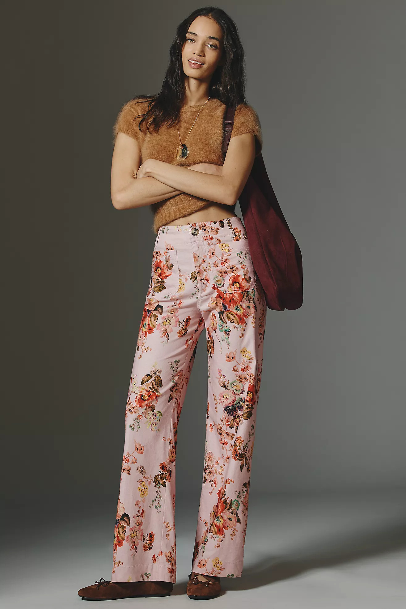 The Colette Beachy Linen Full-Length Wide-Leg Pants by Maeve | Anthropologie (US)