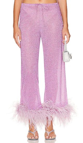 Lumiere Plumage Pants in Glicine | Revolve Clothing (Global)