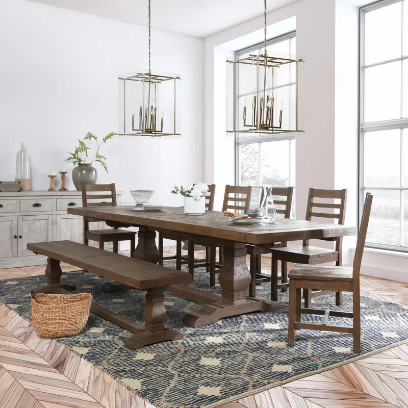 Kinston Extendable Solid Wood Dining Table | Wayfair North America