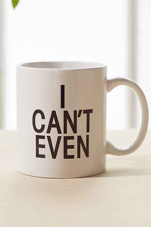 I Can't Even Mug,BLACK & WHITE,ONE SIZE | Urban Outfitters US