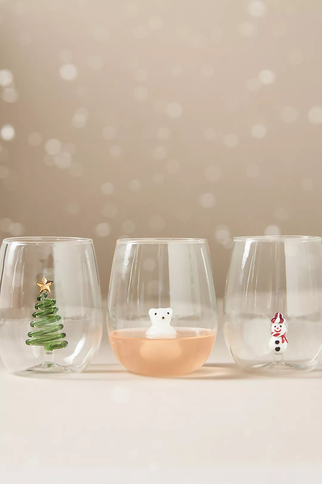 Jolly Icon Stemless Wine Glass | Anthropologie (US)